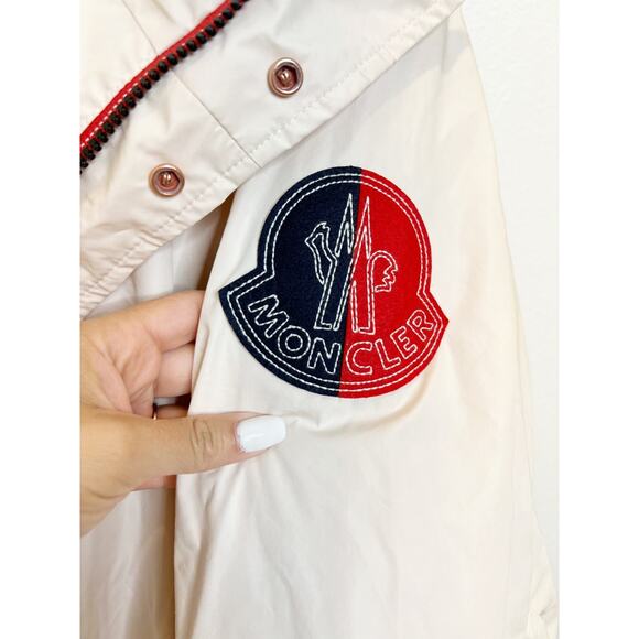 NWT Moncler Elias Oversized Long Parka Jacket Down Filled Light Pink Sz 3/US L - Picture 9 of 15